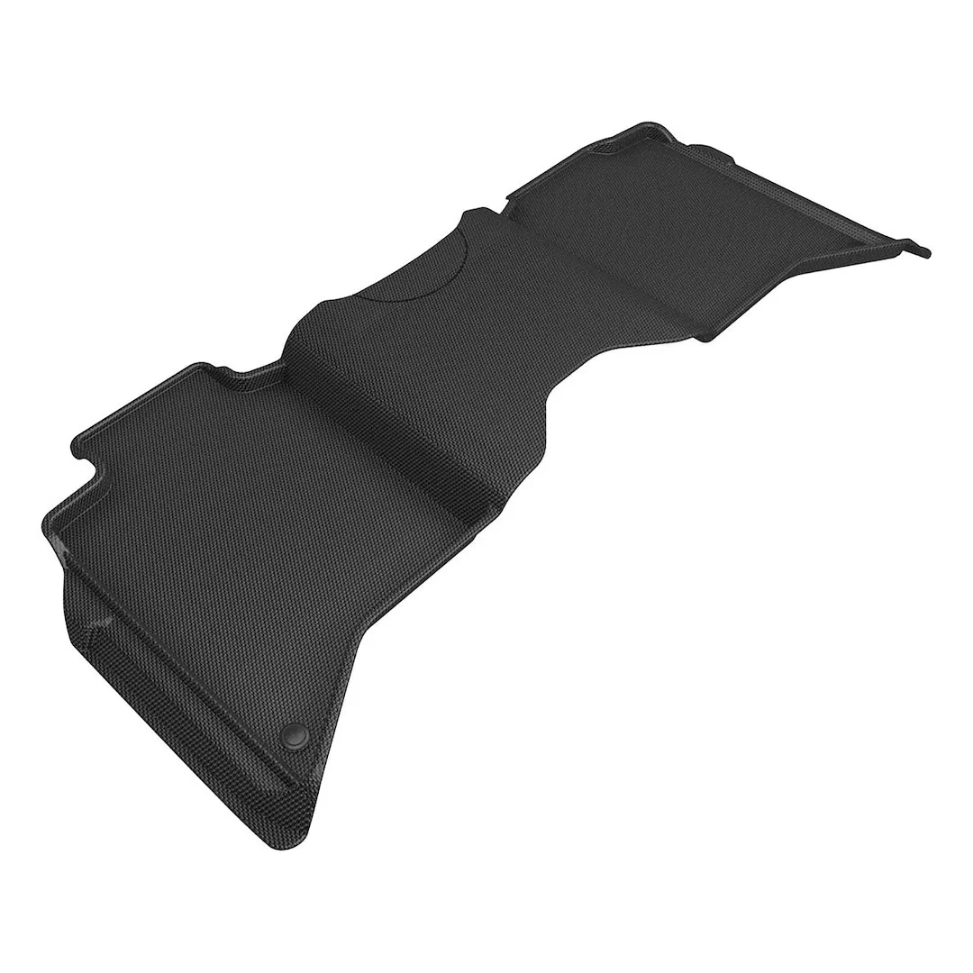 L1DG03721509 – 3D MATS/U-AC Floor Liner, Black Custom Fit Raised Edge Thermoplastic Rubber Of Carbon Fiber Texture 1 ...